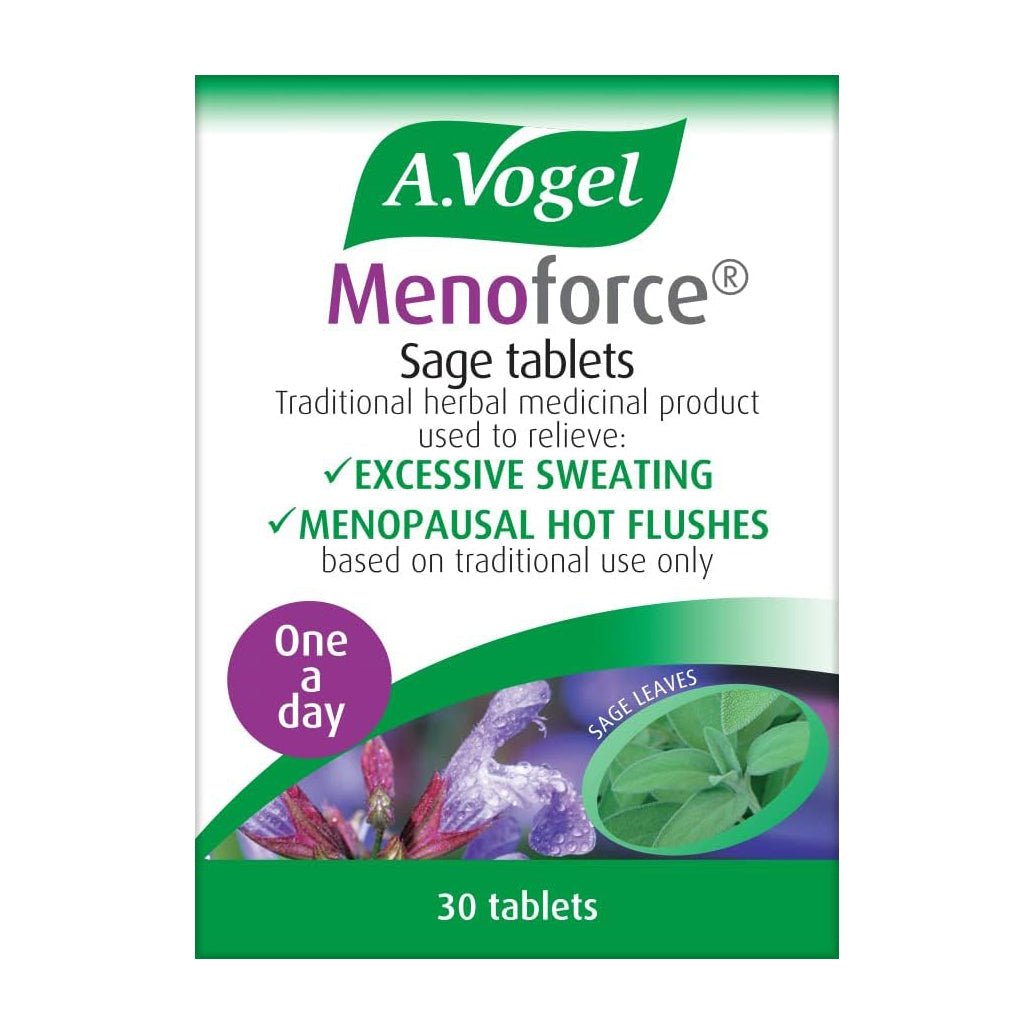 Menoforce Sage Tablets 30 Tablets - Eco Natural Products - A. Vogel - Menopause Support