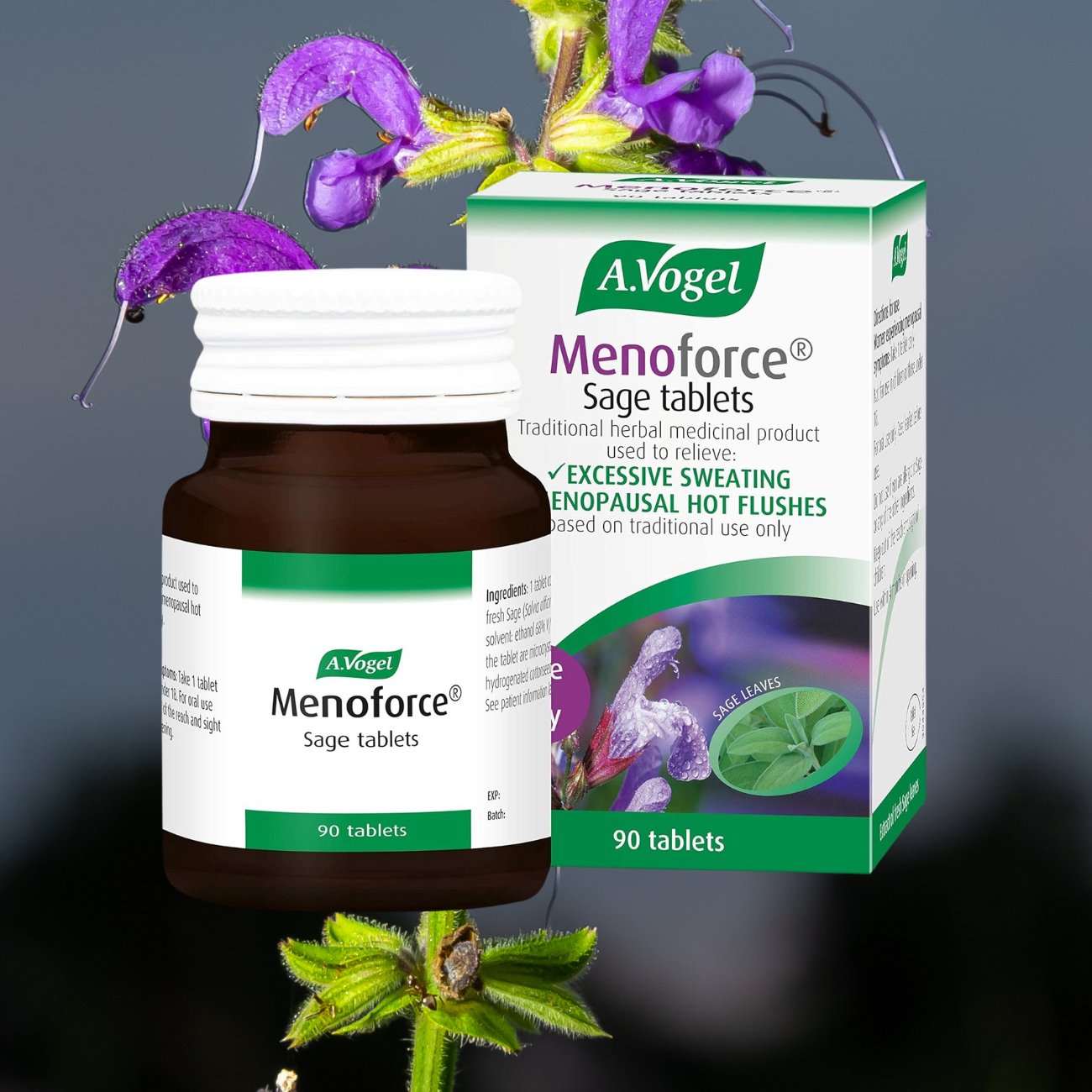 Menoforce Sage Tablets 90 Tablets - A. Vogel - Menopause Support - Eco Natural Products