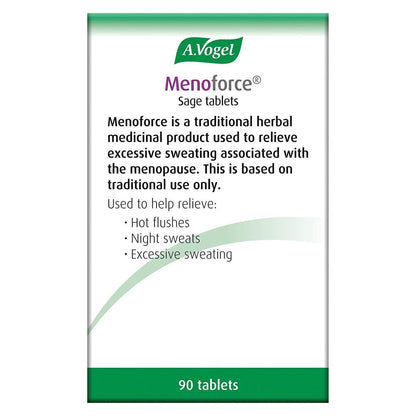 Menoforce Sage Tablets 90 Tablets - A. Vogel - Menopause Support - Eco Natural Products