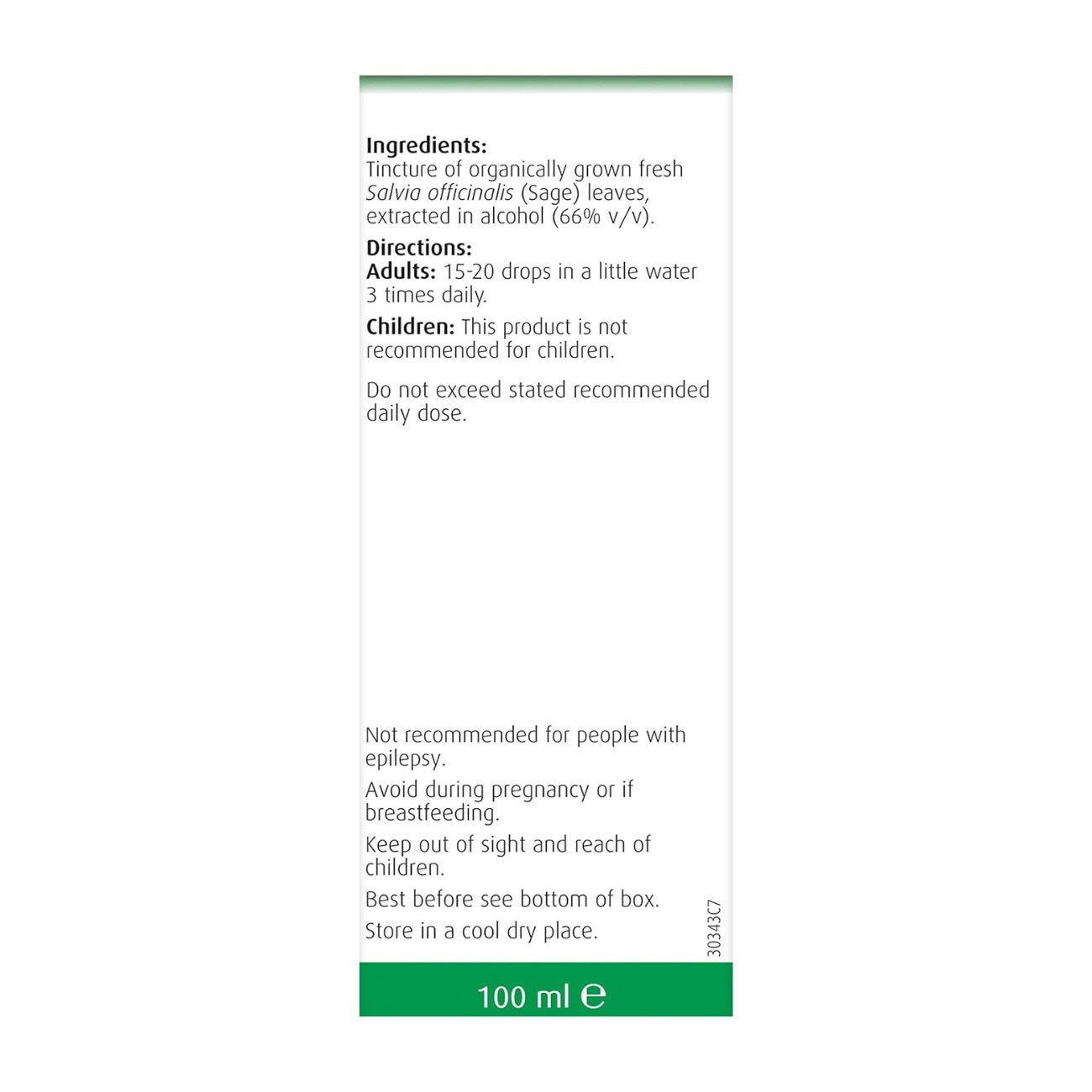 Menosan (Sage) 100ml - A. Vogel - Food Supplement - Eco Natural Products