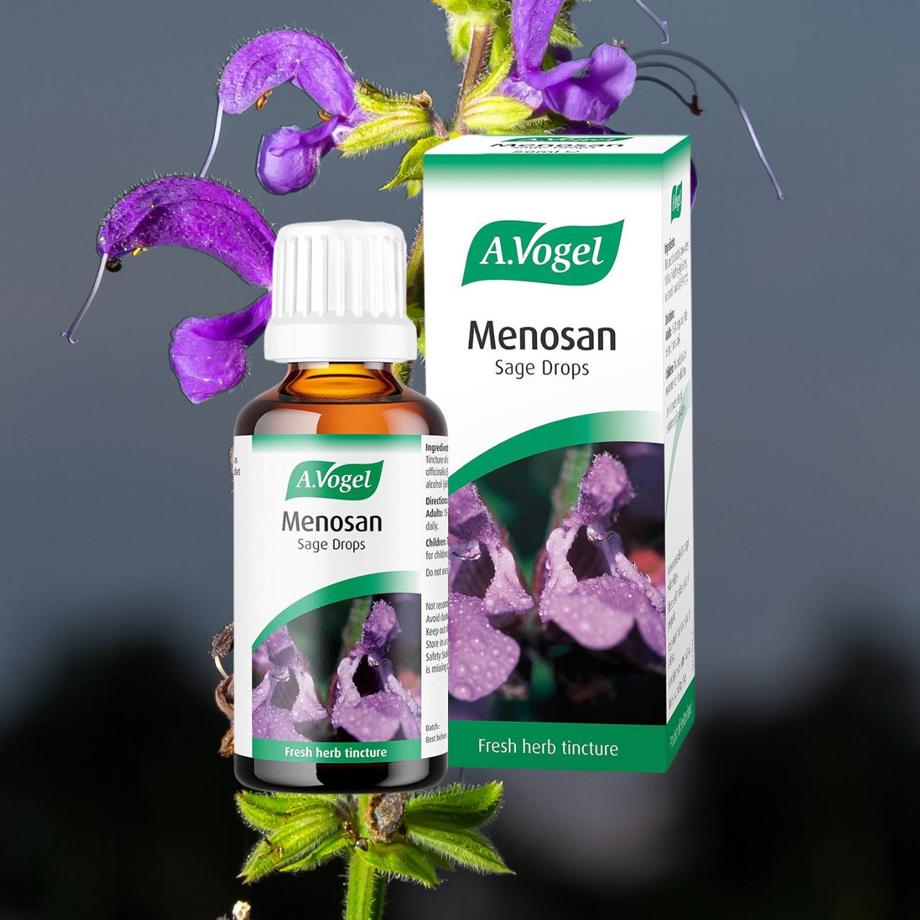 Menosan (Sage) Drops 50ml - A. Vogel - Herbal Supplement - Eco Natural Products