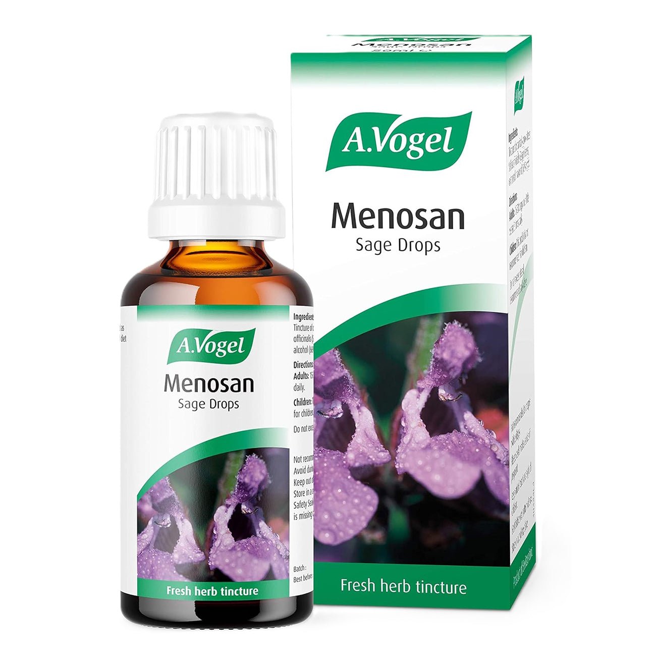 Menosan (Sage) Drops 50ml - Eco Natural Products - A. Vogel - Herbal Supplement