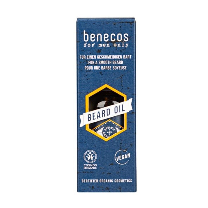 Men's Range Vegan Beard Oil 30ml - Eco Natural Products - Benecos - Beard Oil