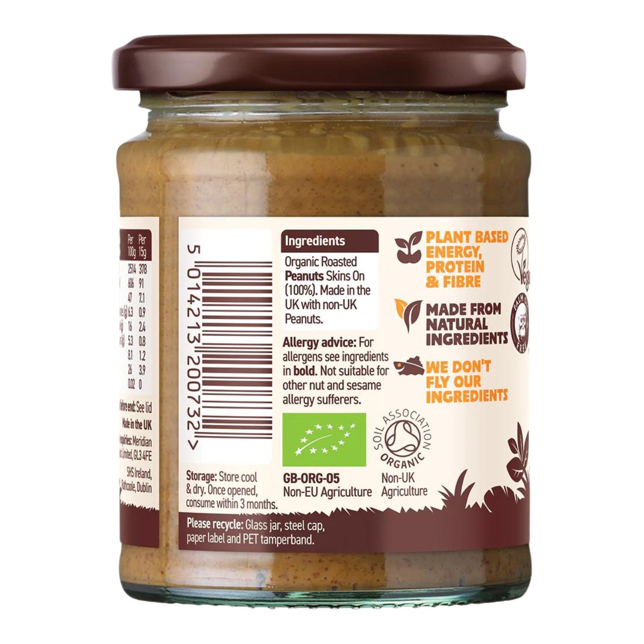 Meridian Crunchy Peanut Butter 100% 280g - Meridian - Peanut Butter - Eco Natural Products