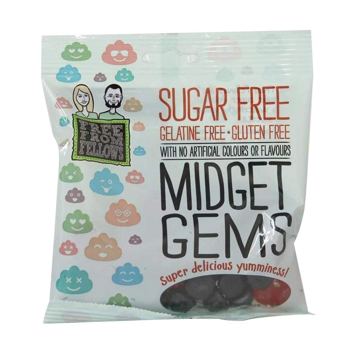 Midget Gems Sweets 100g - Free from fellows - Sweets - Eco Natural Products