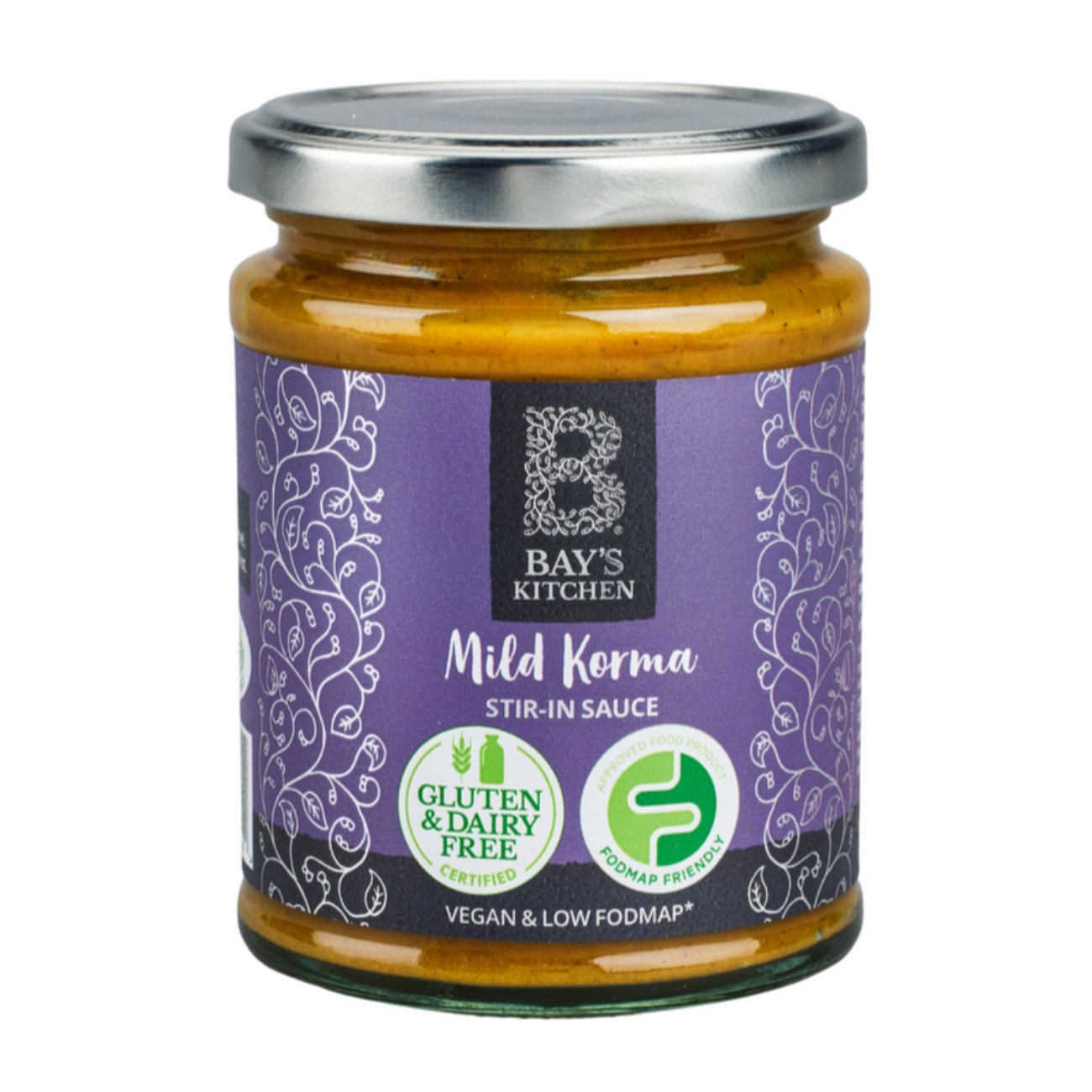 Mild Korma Stir - in Sauce Low FODMAP 260g - Eco Natural Products - Bays Kitchen - Sauces