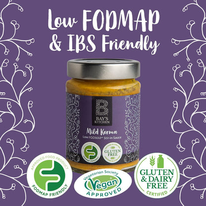 Mild Korma Stir - in Sauce Low FODMAP 260g - Bays Kitchen - Sauces - Eco Natural Products