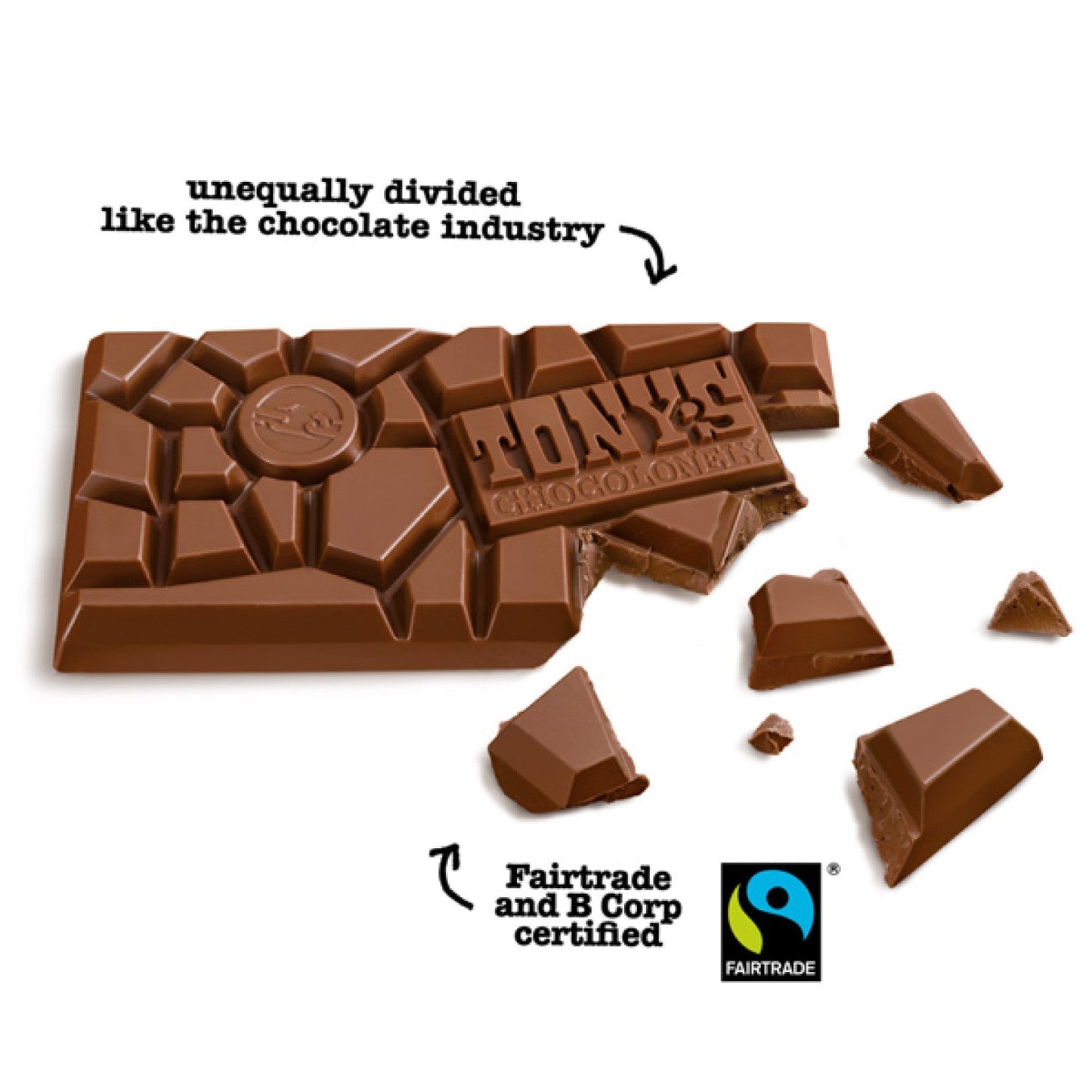 Milk Chocolate Bar 180g - Tony's Chocolonely - Chocolate Bar - Eco Natural Products