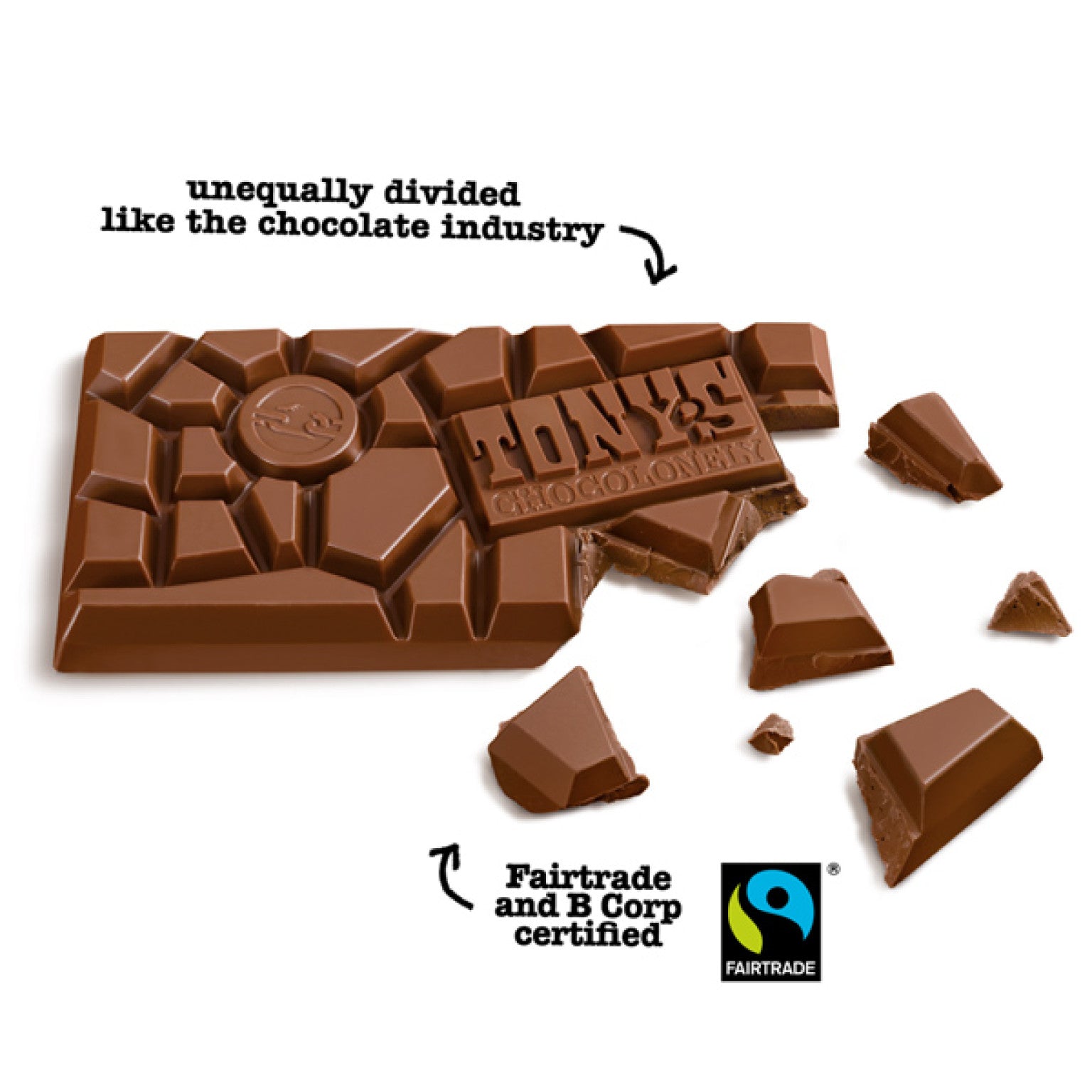 Milk Chocolate Bar 180g - Tony's Chocolonely - Chocolate Bar - Eco Natural Products