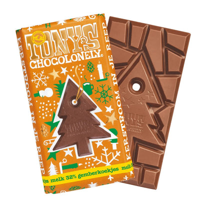Milk Chocolate Gingerbread 32% 180g - Tony's Chocolonely - Chocolates - Tony's Chocolonely