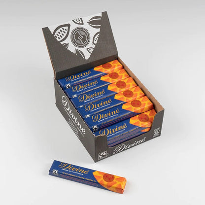 Milk Chocolate Orange Small Bar 35g - Divine Chocolate - Chocolate - Eco Natural Products