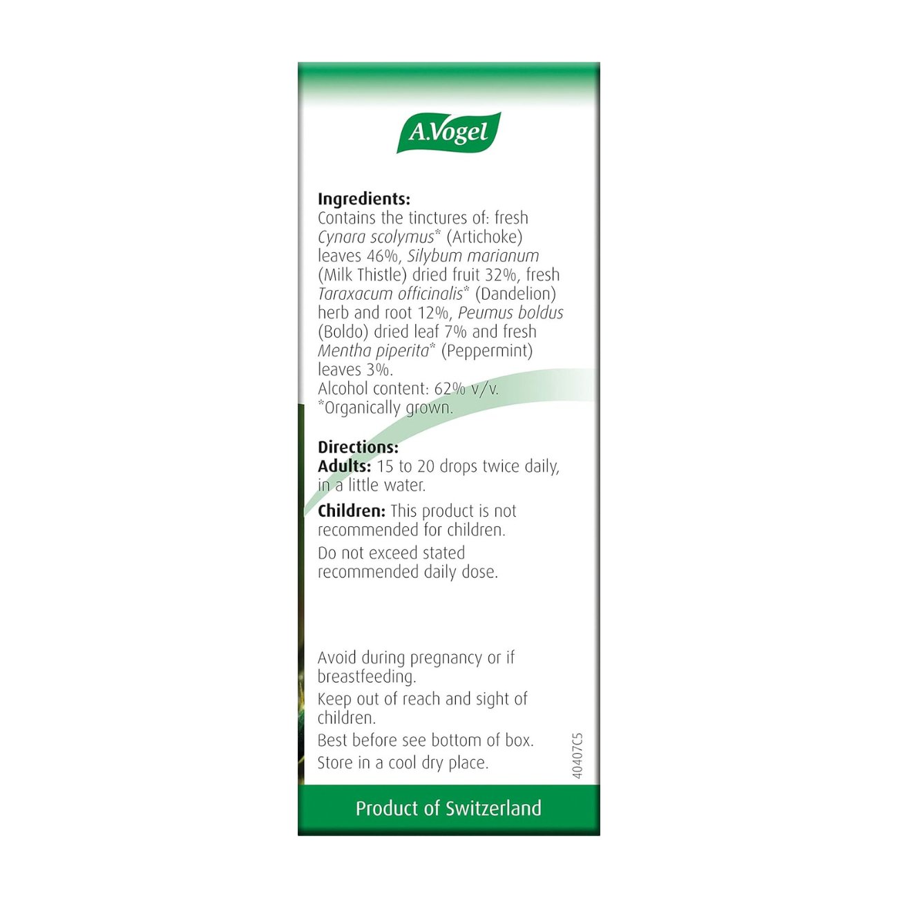 Milk Thistle Complex Tincture 50ml - A. Vogel - Food Supplement - Eco Natural Products