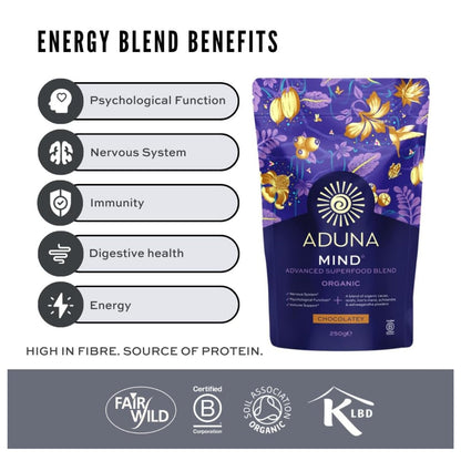 Mind Advanced Superfood Blend 250g - Aduna Superfoods - Botanical & Food Supplements - Eco Natural Products