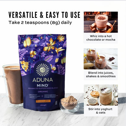 Mind Advanced Superfood Blend 250g - Aduna Superfoods - Botanical & Food Supplements - Eco Natural Products