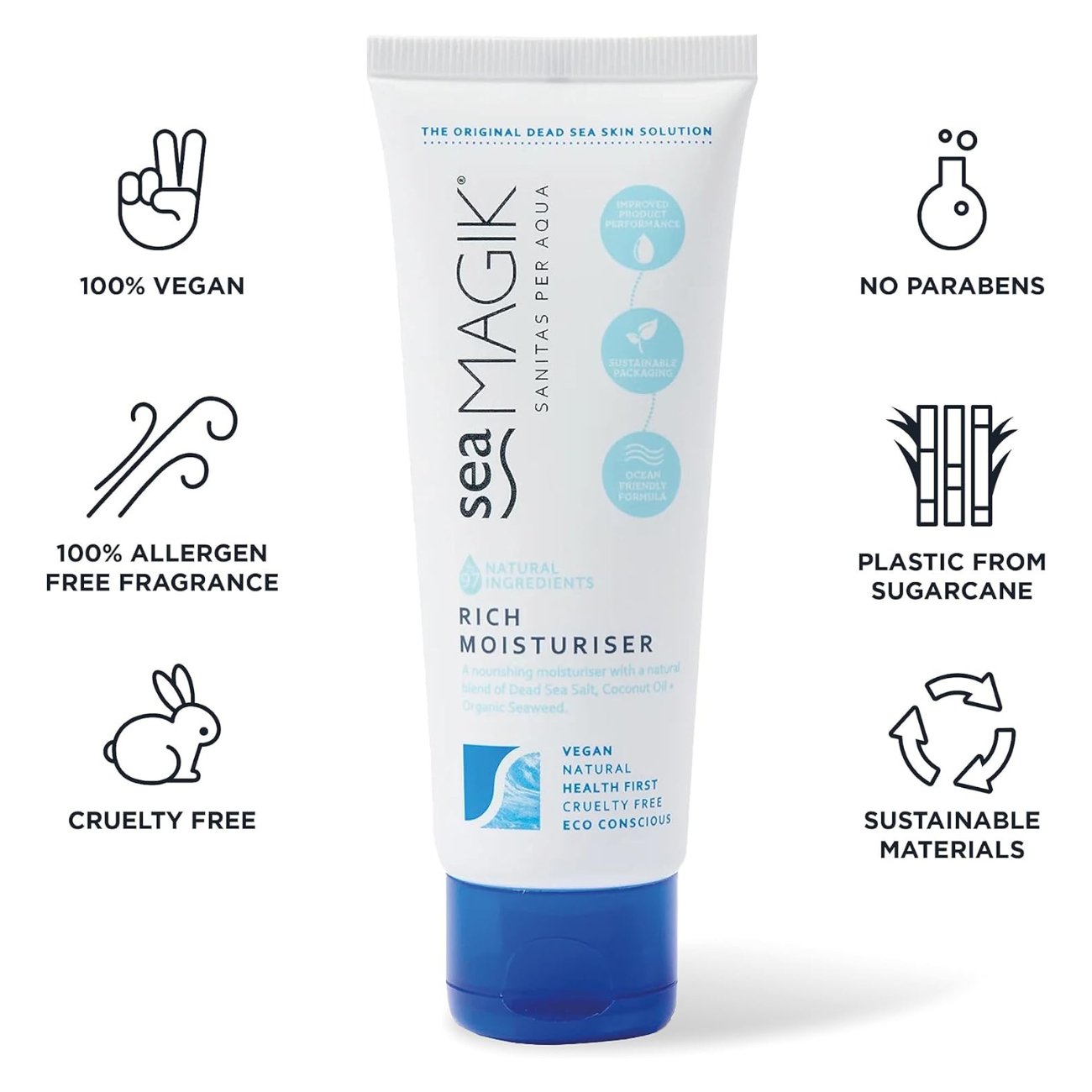 Mineral Rich Moisturiser 75ml - Dead Sea Spa Magik - Moisturiser - Eco Natural Products