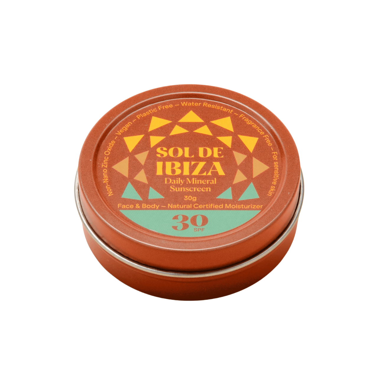 Mineral SPF30 Mini Tin Face & Body Sunscreen 30g - Sol De Ibiza - Sunscreen - Sol De Ibiza