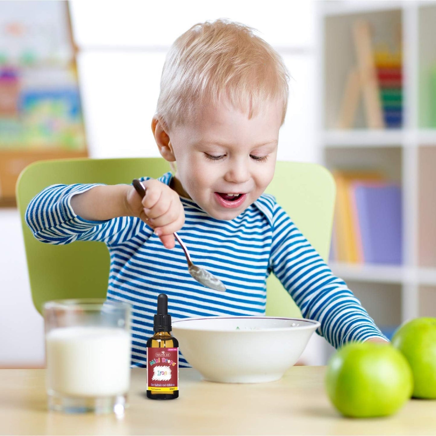 Mini Drops Iron 50ml - Natures Aid - Vitamins & Supplements - Eco Natural Products