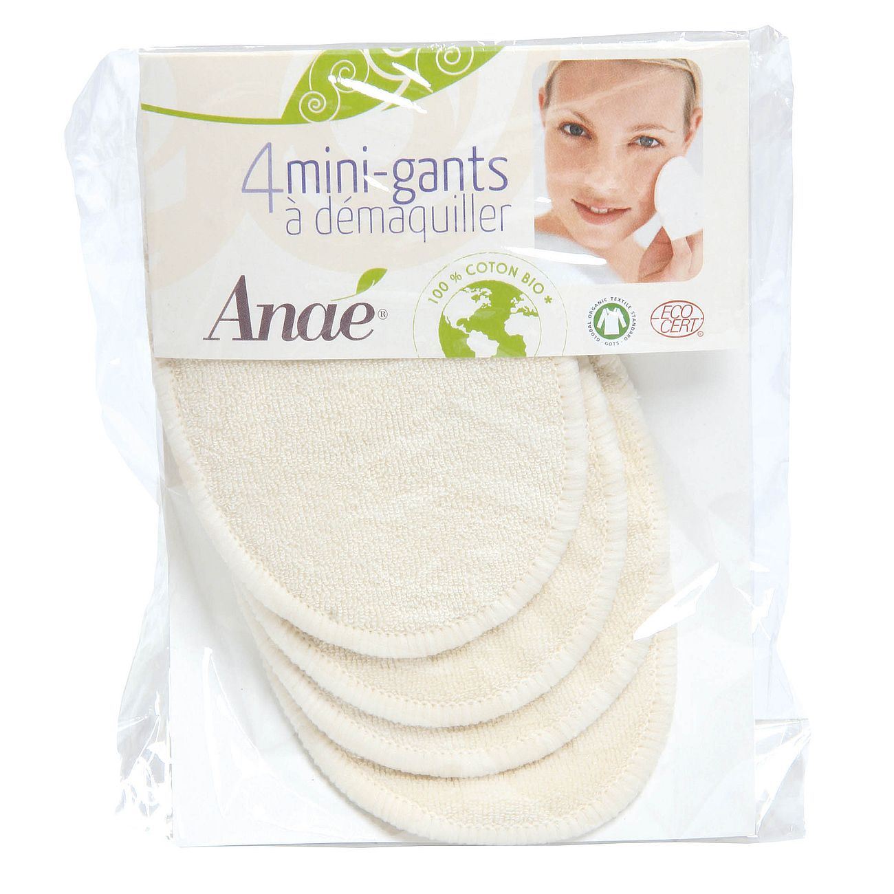 Mini Washable Make Up Cotton Gloves 4pcs - AnaÃ© - Gloves - Eco Natural Products