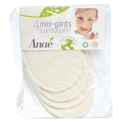 Mini Washable Make Up Cotton Gloves 4pcs - AnaÃ© - Gloves - Eco Natural Products