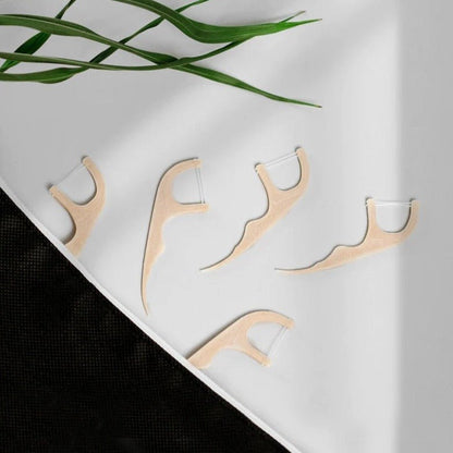 Mint Floss Picks 50pack - Humble Brush - Floss Picks - Eco Natural Products