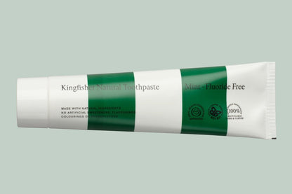 Mint Fluoride Free Toothpaste 100ml - Kingfisher - Toothpaste - Eco Natural Products