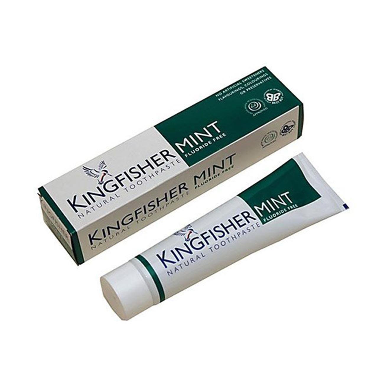 Mint Fluoride Free Toothpaste 100ml - Eco Natural Products - Kingfisher - Toothpaste