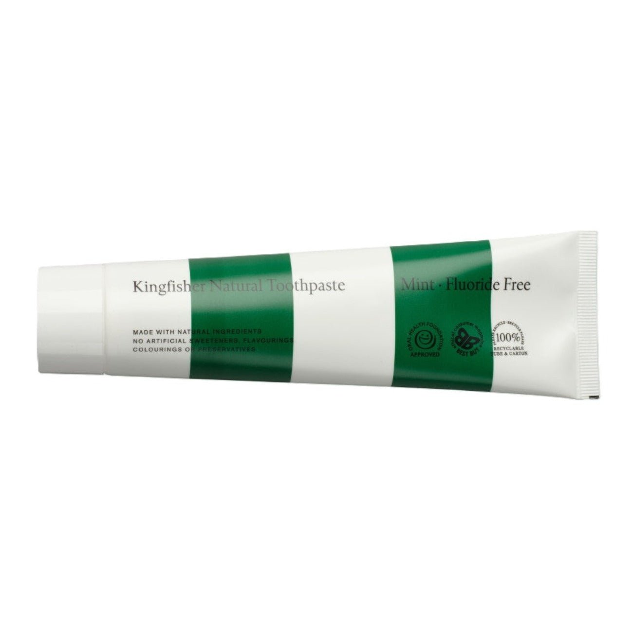 Mint Fluoride Free Toothpaste 100ml - Eco Natural Products - Kingfisher - Toothpaste