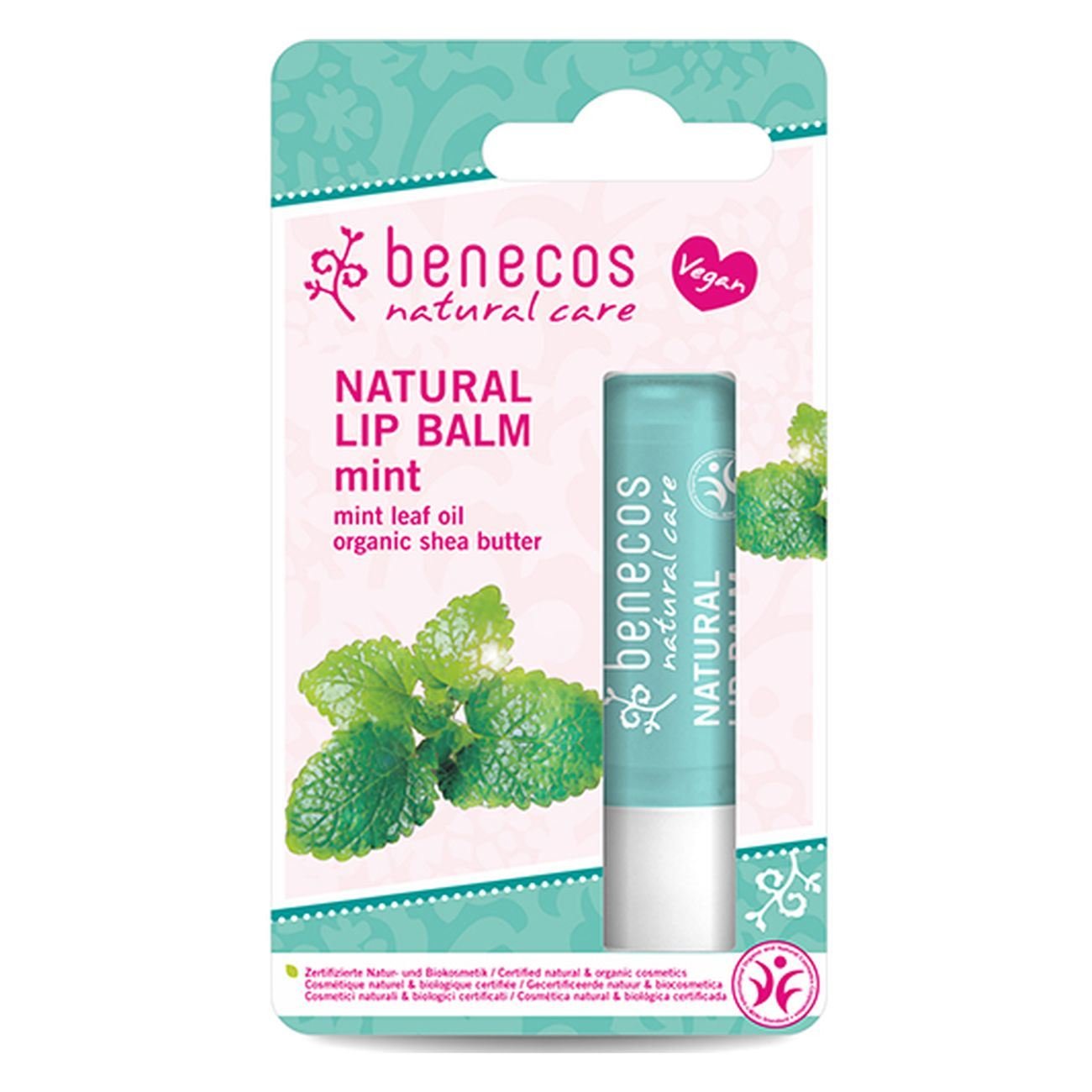 Mint Lip Balm 4.8g - Eco Natural Products - Benecos - Lip Balm