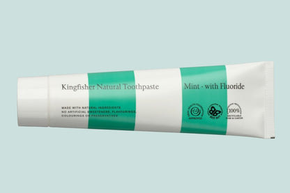 Mint with Fluoride Toothpaste 100ml - Kingfisher - Toothpaste - Eco Natural Products