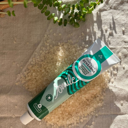 Mint with Fluoride Toothpaste Tube 75ml - Ben & Anna - Toothpaste - Eco Natural Products
