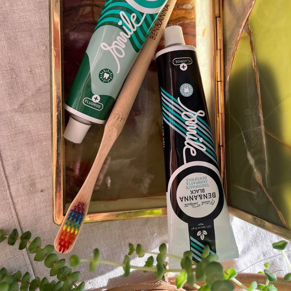 Mint with Fluoride Toothpaste Tube 75ml - Ben & Anna - Toothpaste - Eco Natural Products