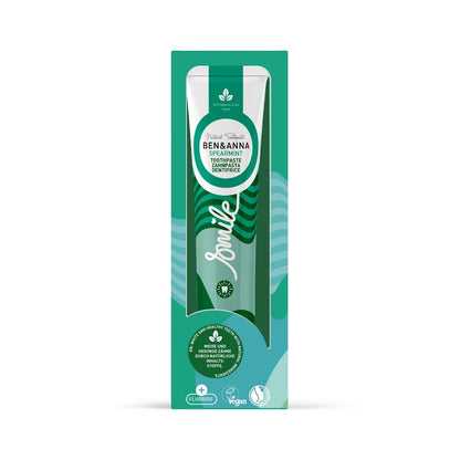 Mint with Fluoride Toothpaste Tube 75ml - Ben & Anna - Toothpaste - Eco Natural Products