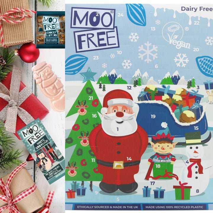 Moo Free White Chocolate Alternative Advent Calendar 70g BBE 30.06.2025 - Moo Free - Advent calendar - Moo Free