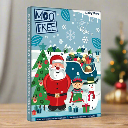 Moo Free White Chocolate Alternative Advent Calendar 70g BBE 30.06.2025 - Moo Free - Advent calendar - Moo Free