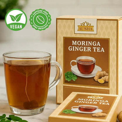 Moringa Ginger Infusion Tea 20 Bags - Ausha - Teas - Ausha