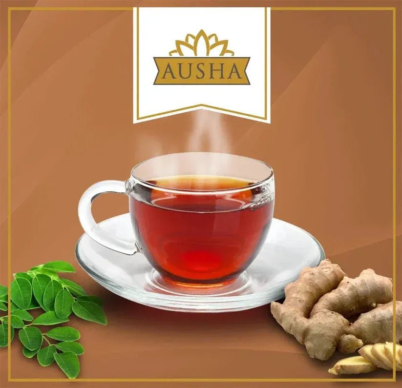 Moringa Ginger Infusion Tea 20 Bags - Ausha - Teas - Ausha