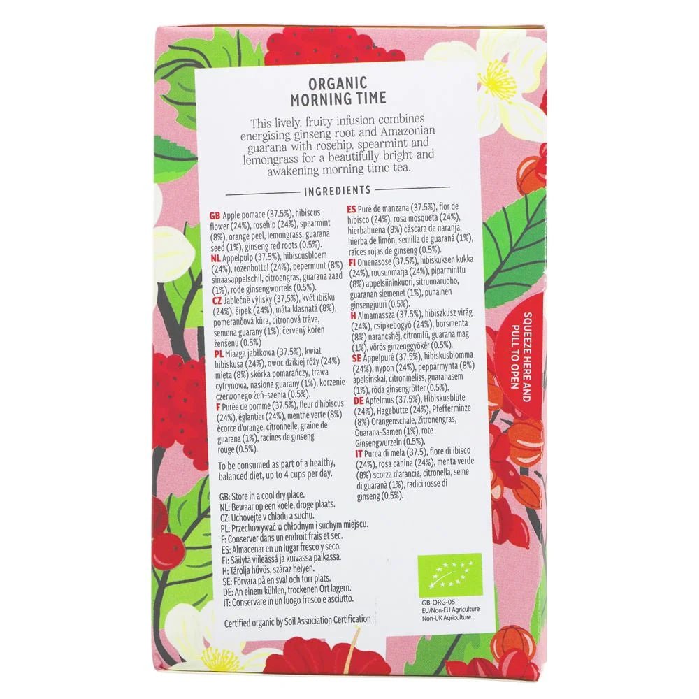Morning Time Botanical Infusion 20 Bags - Heath & Heather - Infusions - Heath & Heather