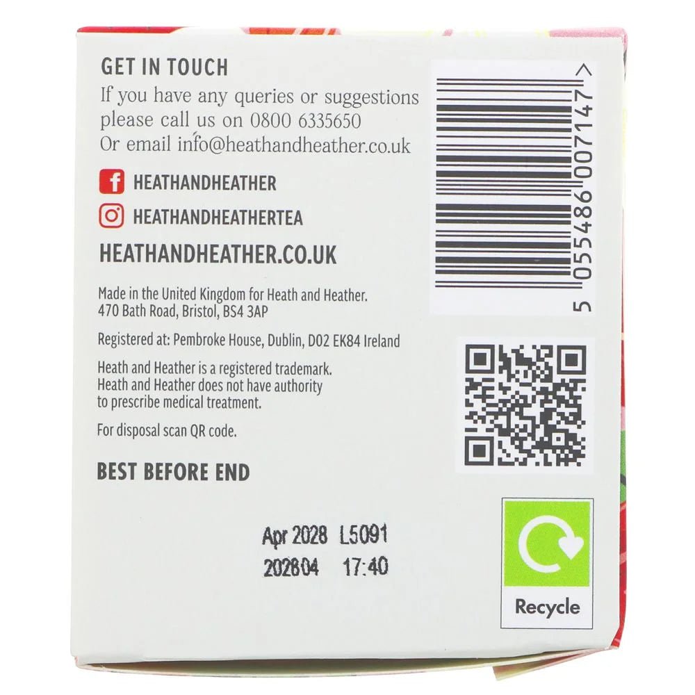 Morning Time Botanical Infusion 20 Bags - Heath & Heather - Infusions - Heath & Heather