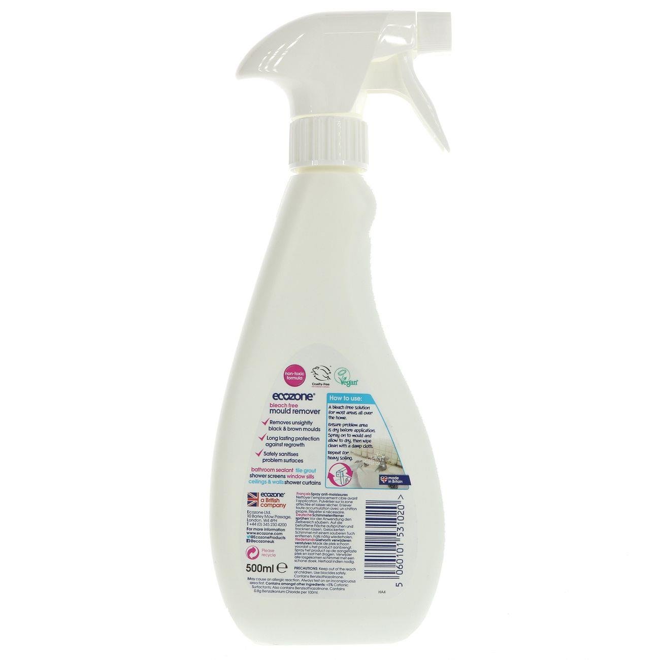 Mould Remover Spray 500ml - Ecozone - Household Cleaner - Eco Natural Products