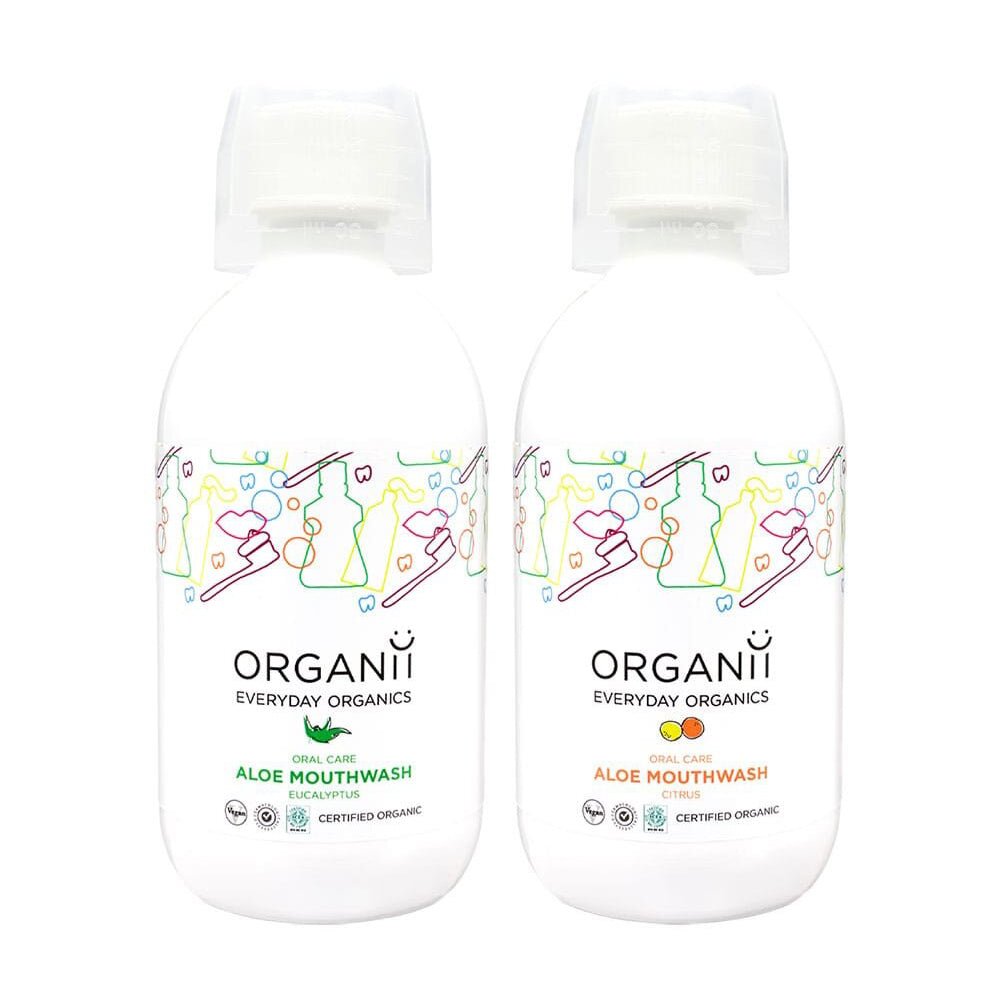 Mouthwash Aloe & Citrus 500ml - Organii - Mouthwash - Eco Natural Products