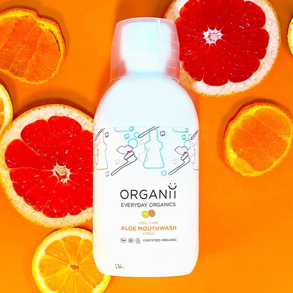 Mouthwash Aloe & Citrus 500ml - Organii - Mouthwash - Eco Natural Products