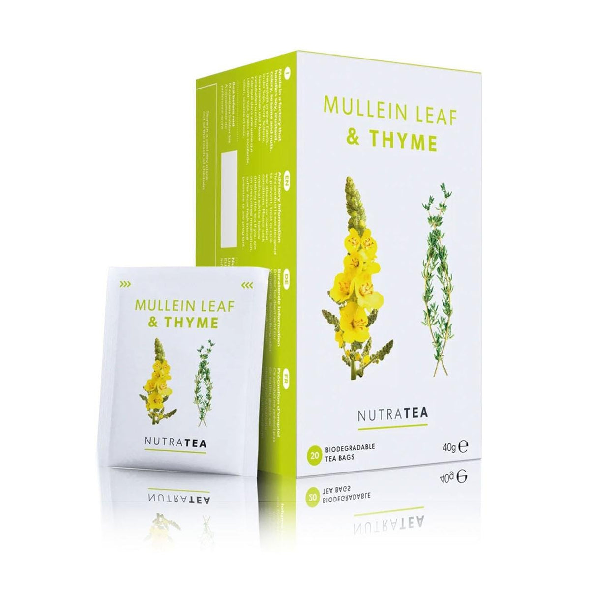Mullein Leaf & Thyme Herbal Tea 20 Bags - NutraTea - Herbal Tea - NutraTea