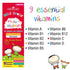 Multi - Vitamin Drops Infants & Children 9 Essential Vitamins Daily Support 50ml - Eco Natural Products - Natures Aid - Vitamins & Supplements