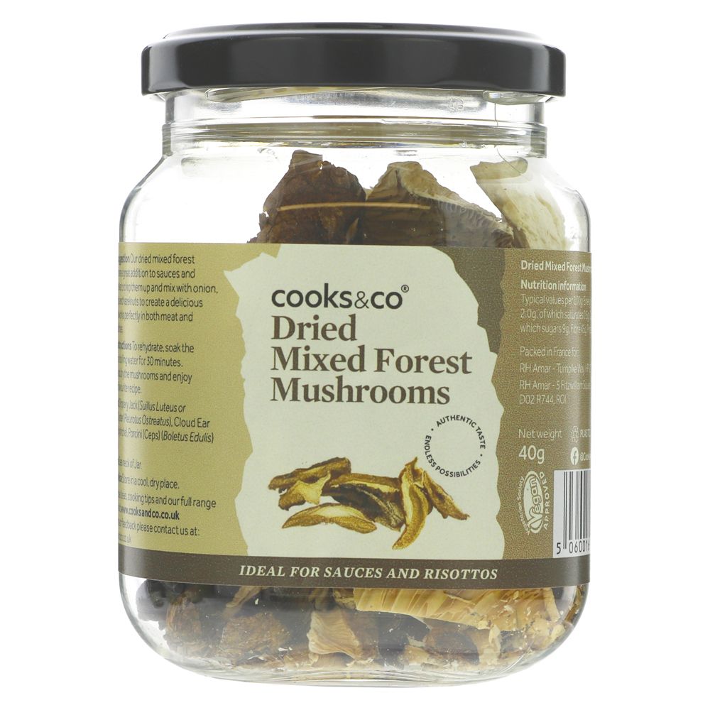 Mushroom Mixed Forest 40g - Cooks & Co - Dried Vegetables - Eco Natural Products