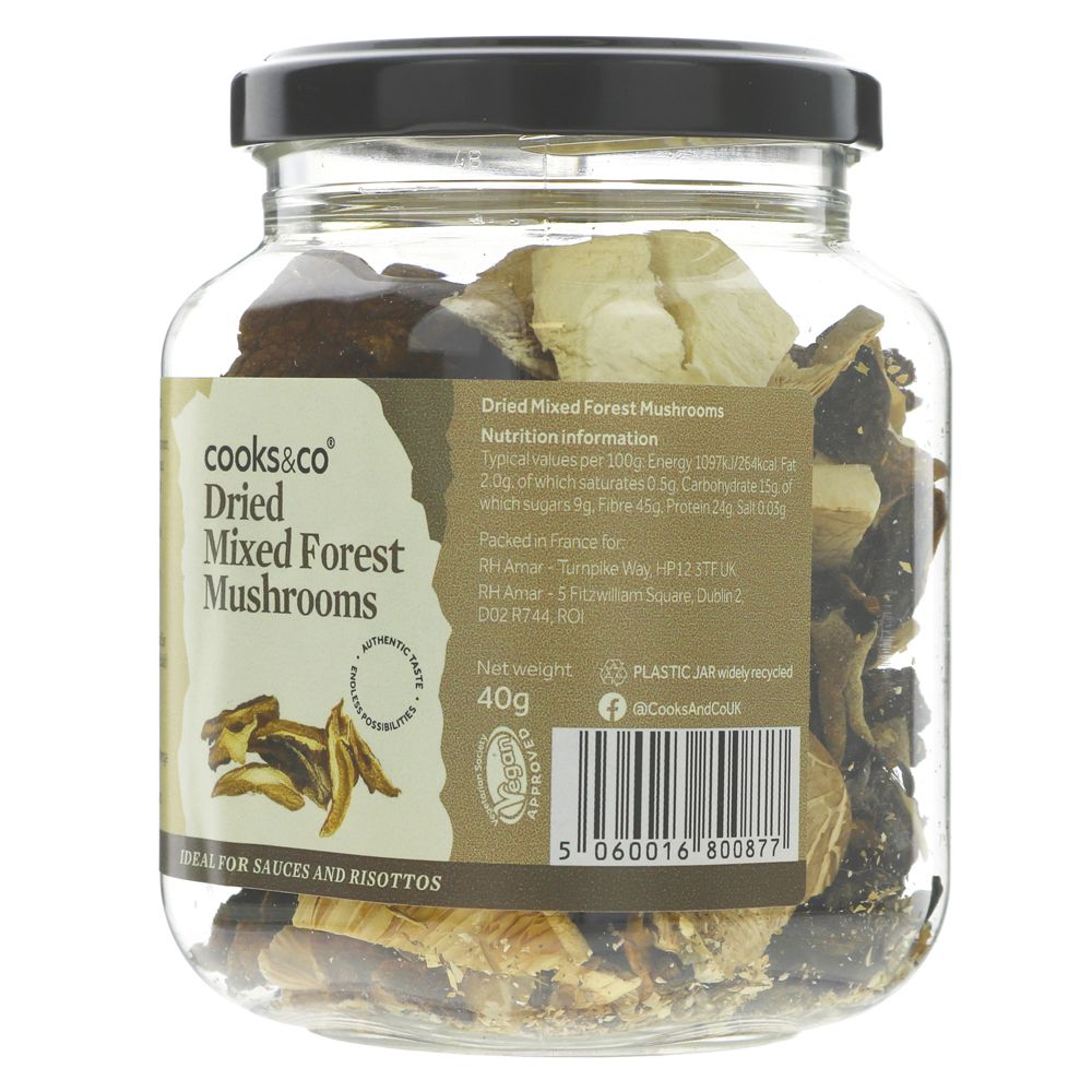 Mushroom Mixed Forest 40g - Eco Natural Products - Cooks & Co - Dried Vegetables