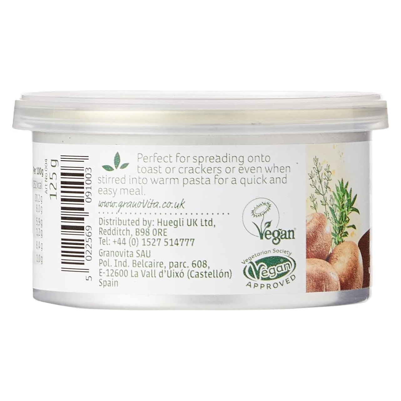 Mushroom Pate 125g - Eco Natural Products - GranoVita - Pate