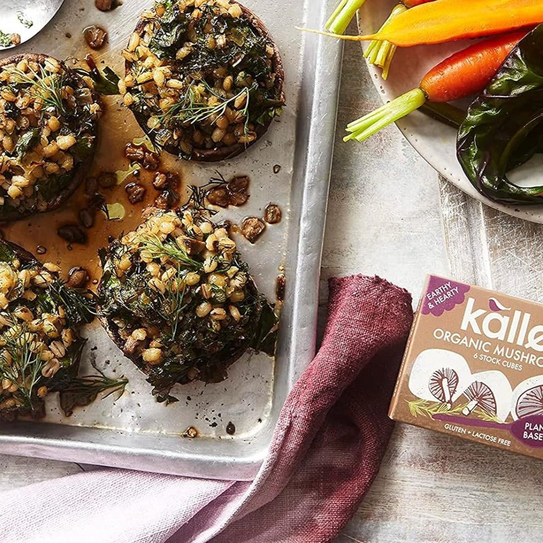 Mushroom Stock 6 Cubes - Kallo - Stock Cubes - Eco Natural Products