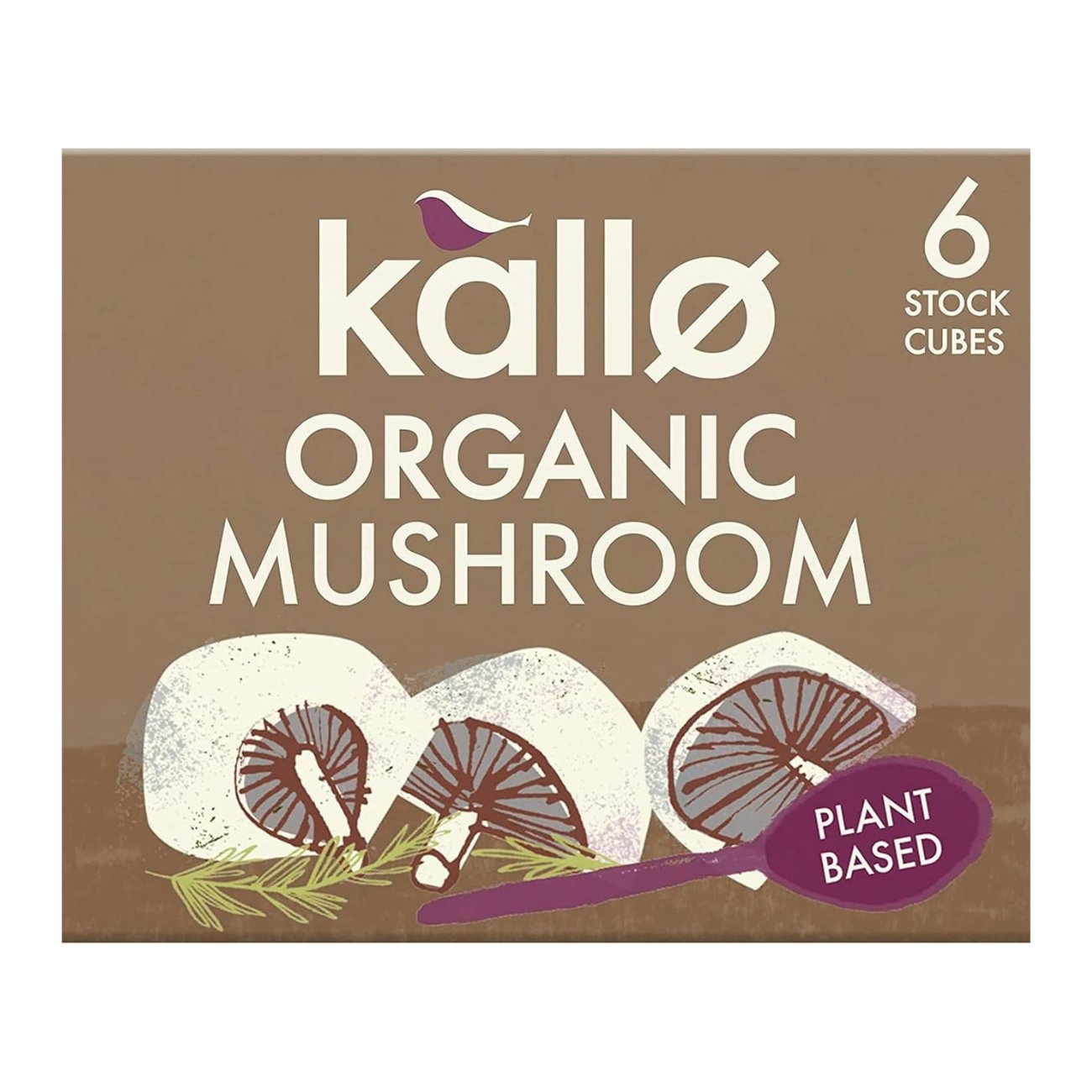Mushroom Stock 6 Cubes - Kallo - Stock Cubes - Eco Natural Products