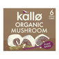 Mushroom Stock 6 Cubes - Kallo - Stock Cubes - Eco Natural Products