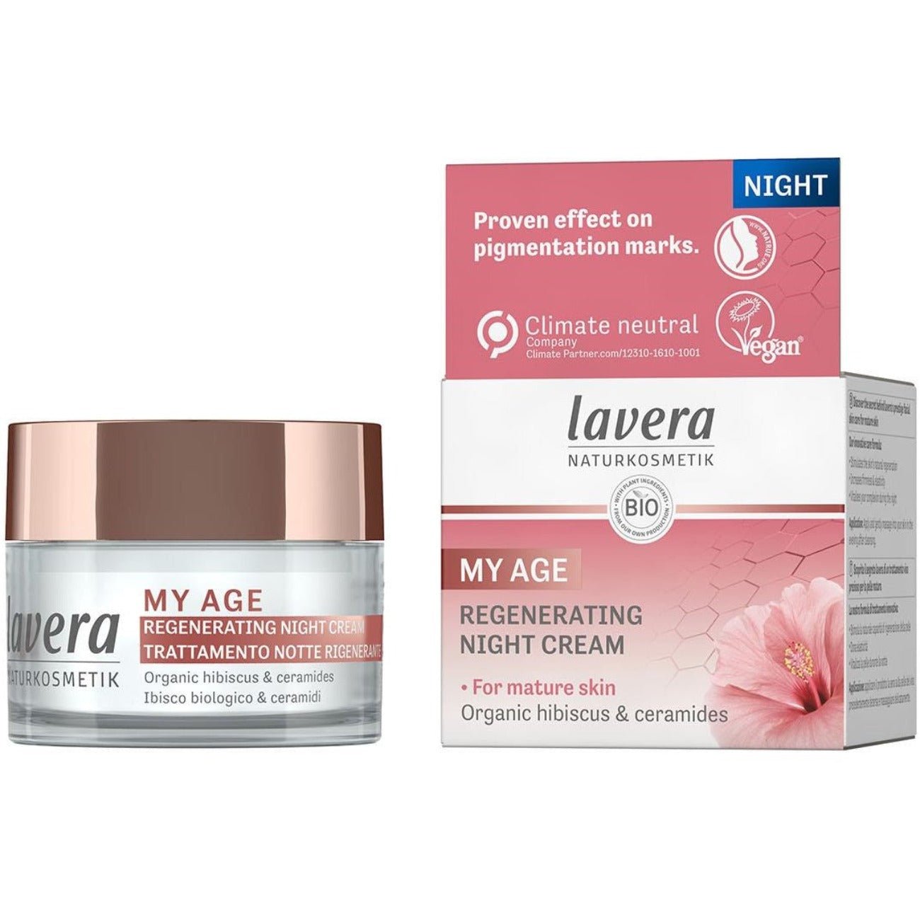 My Age Night Cream 50ml - Eco Natural Products - Lavera - Face cream